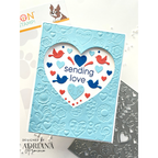 Simon Says Stamp Love Celebration Plate Wafer Die s1118 DieCember Love Card
