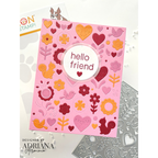 Simon Says Stamp Love Celebration Plate Wafer Die s1118 DieCember Hello Card