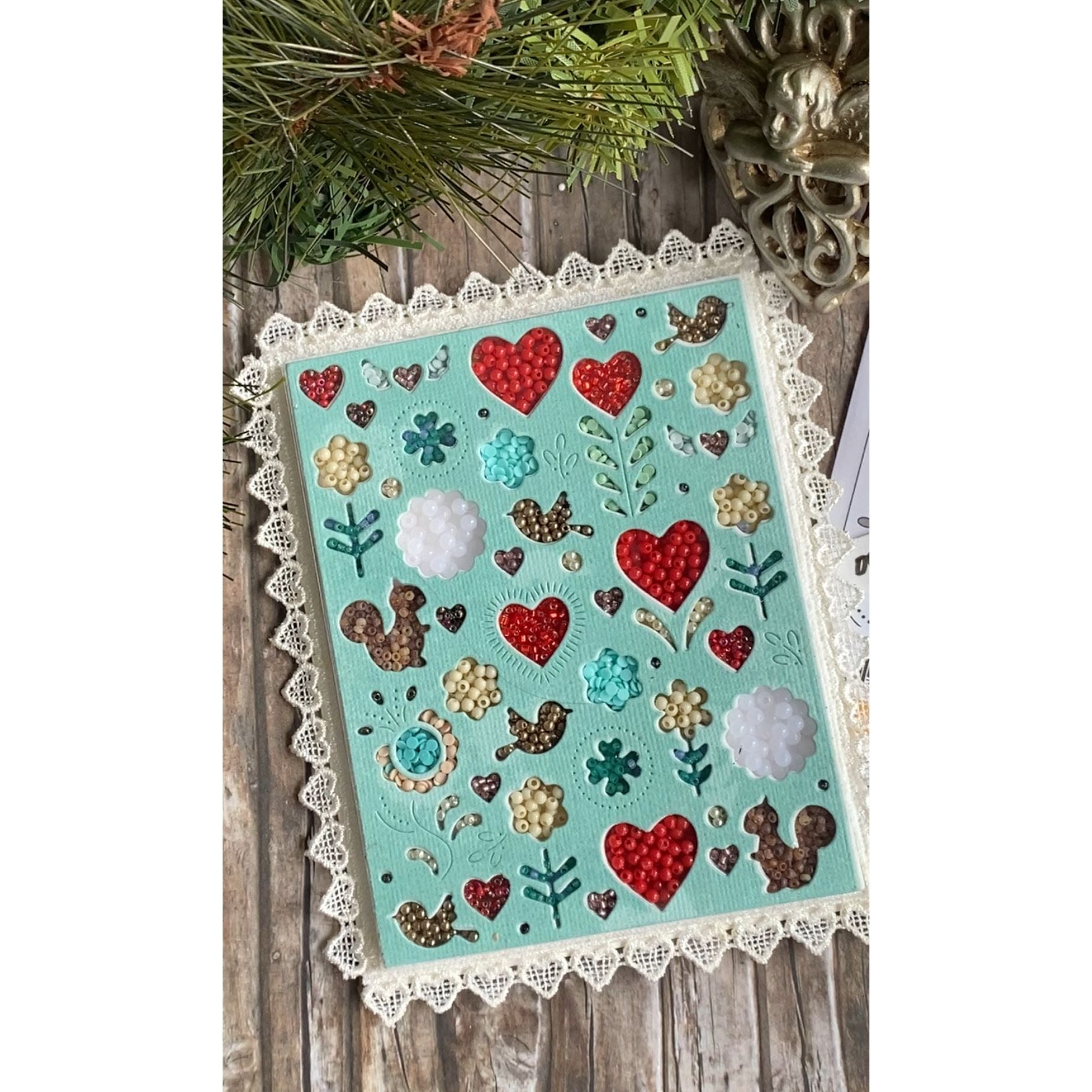 Simon Says Stamp Love Celebration Plate Wafer Die s1118 DieCember Love Card