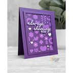 Simon Says Stamp Love Celebration Plate Wafer Die s1118 DieCember Friend Card