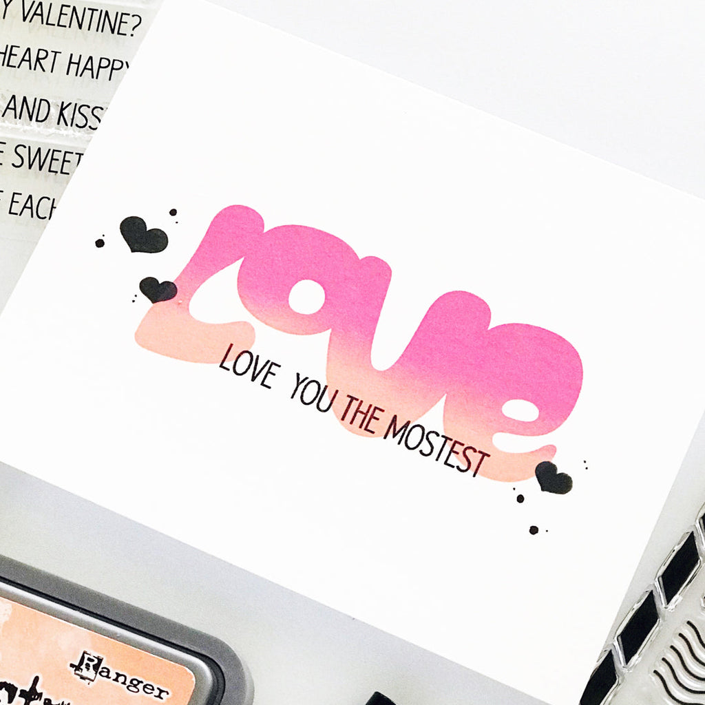 Simon Says Clear Stamps Love Letter 3151ssc To Love Love Card | color-code:ALT03