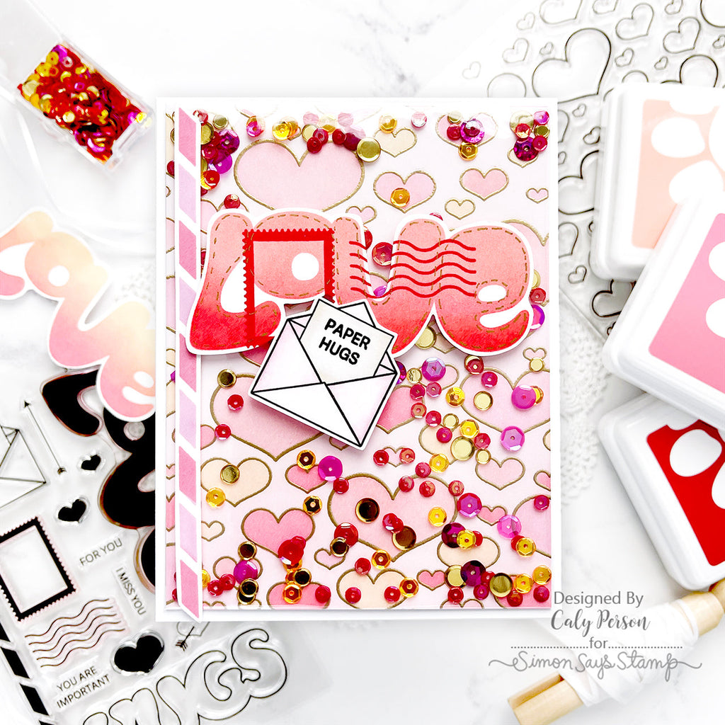 Simon Says Clear Stamps Love Letter 3151ssc To Love Love Card | color-code:ALT05