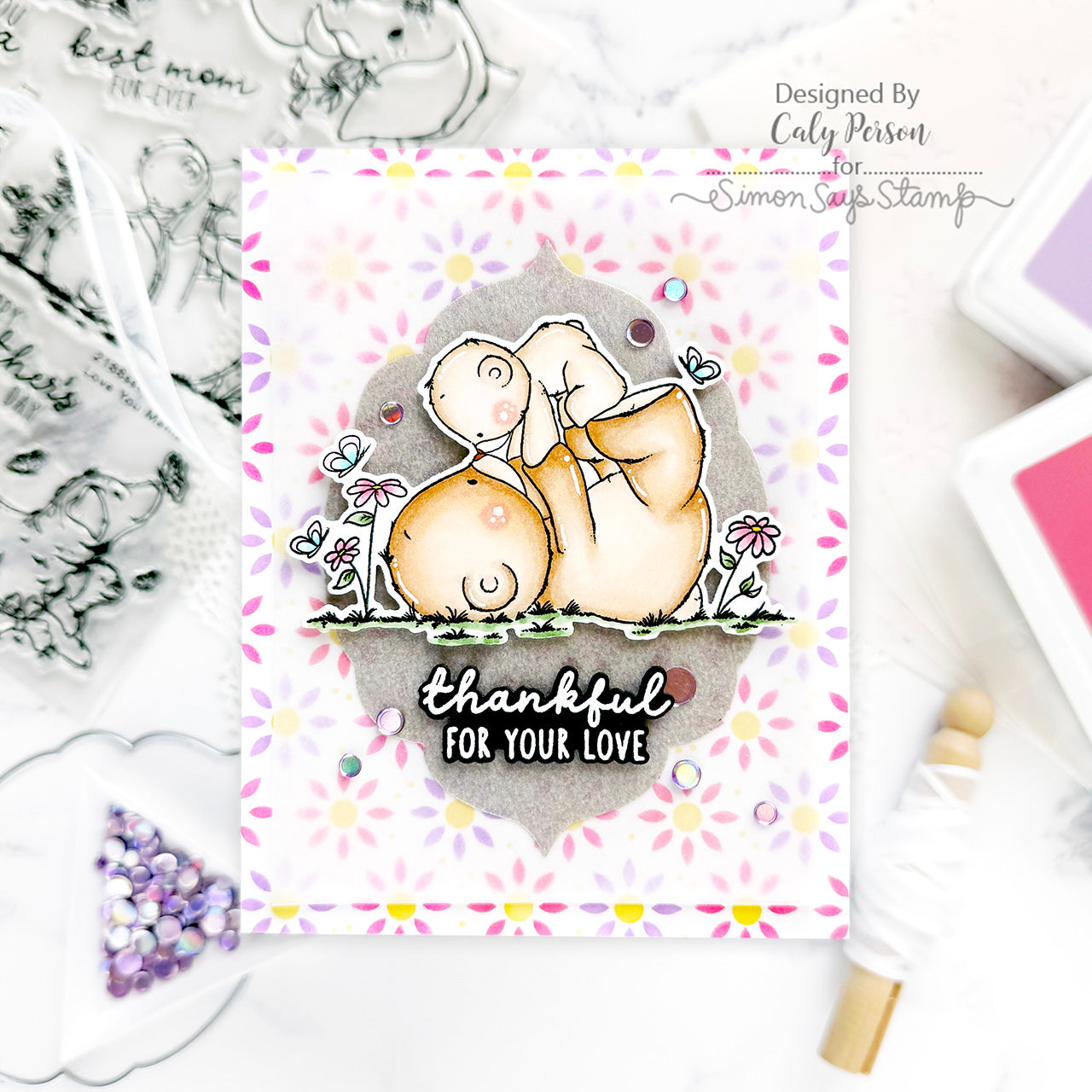 Simon Says Clear Stamps Love You Mama 2188ssc You Are My Favorite Love Card | color-code:ALT04