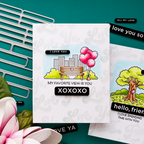Simon Says Clear Stamps Groovy Wishes 3310ssc Heart to Heart Love Friend Cards | color-code:ALT01