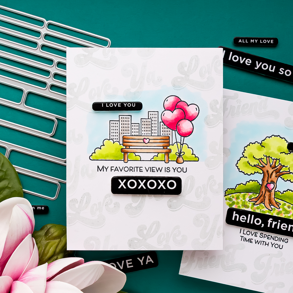 Simon Says Stamps and Dies Love Is in the Air set1142la Heart to Heart Friend Cards | color-code:ALT04