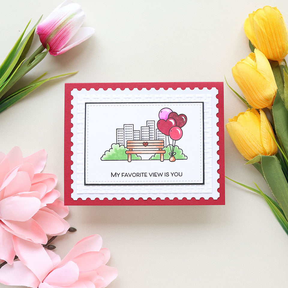 Simon Says Clear Stamps Love Is in the Air 3356ssc Heart to Heart