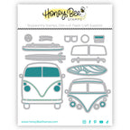 Honey Bee Lovely Layers Beach Bound Dies hbds-llbbnd Detailed Product View