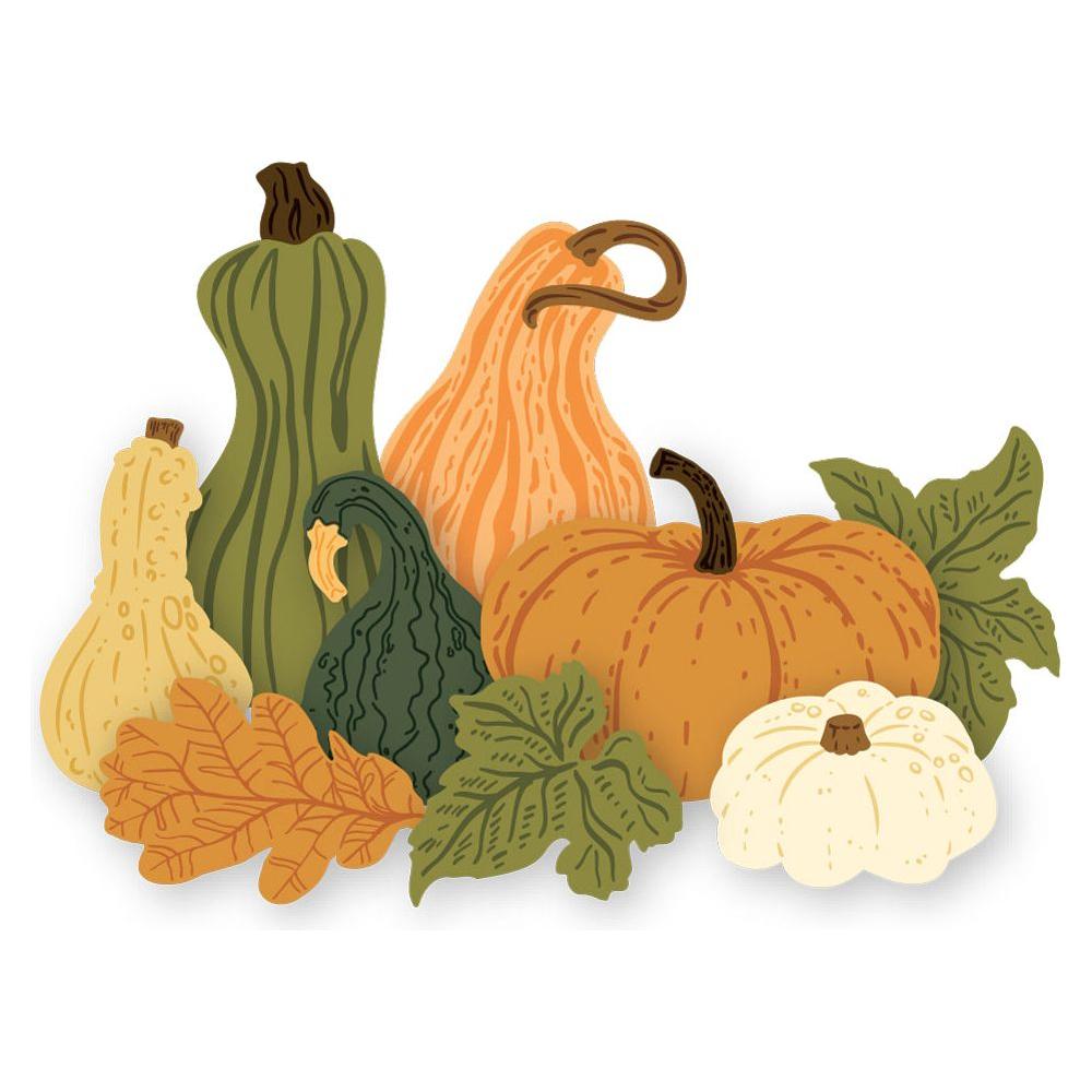 Honey Bee Lovely Layers Fall Bounty Dies hbds-llfalb