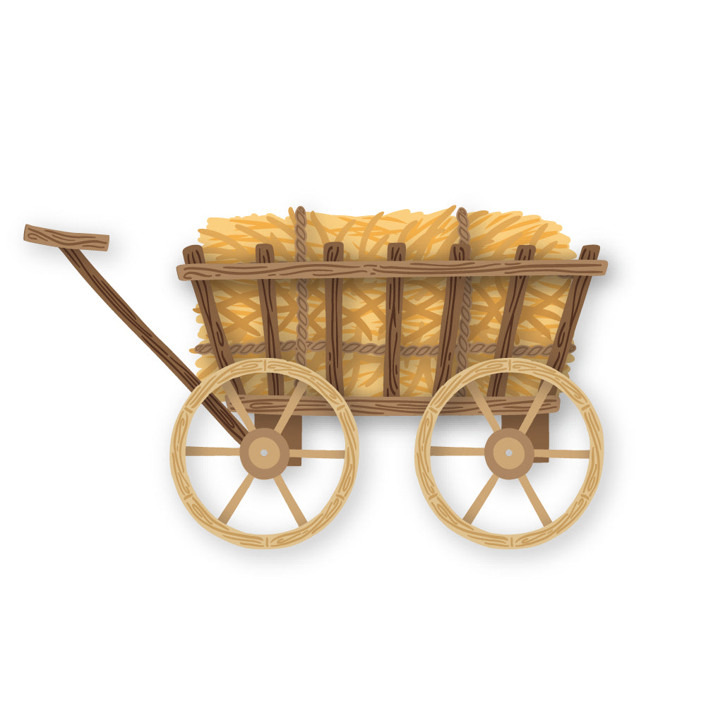 Honey Bee Lovely Layers Farm Cart Dies hbds-llfrmc