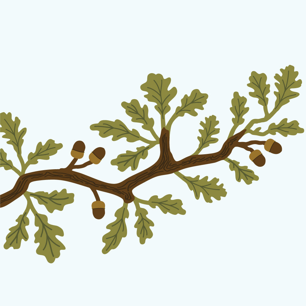 Honey Bee Lovely Layers Oak Branch Dies hbds-lloakb