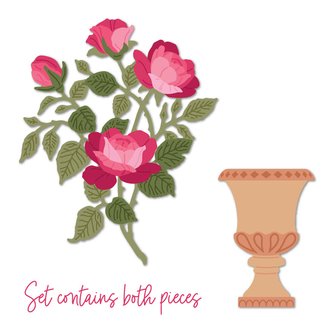 Honey Bee Lovely Layers Sweetheart Roses Dies hbds-llswhr Alternate View