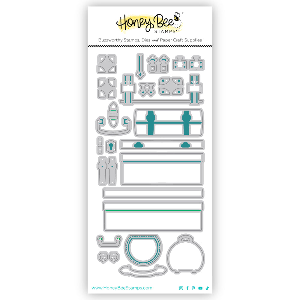 Honey Bee Lovely Layers Small Suitcases Dies hbds-llsmsc Alternate Image
