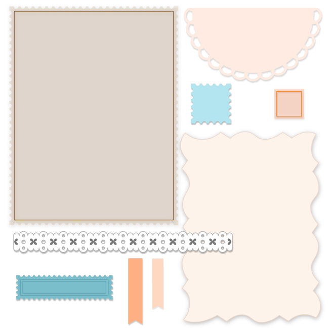 Honey Bee Lovely Layouts Posted Dies hbds-llpstd Detailed Product View