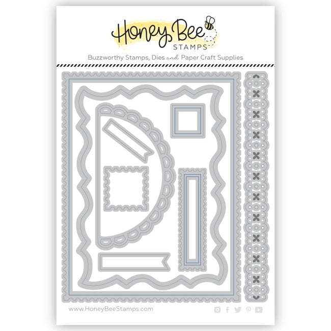 Honey Bee Lovely Layouts Posted Dies hbds-llpstd