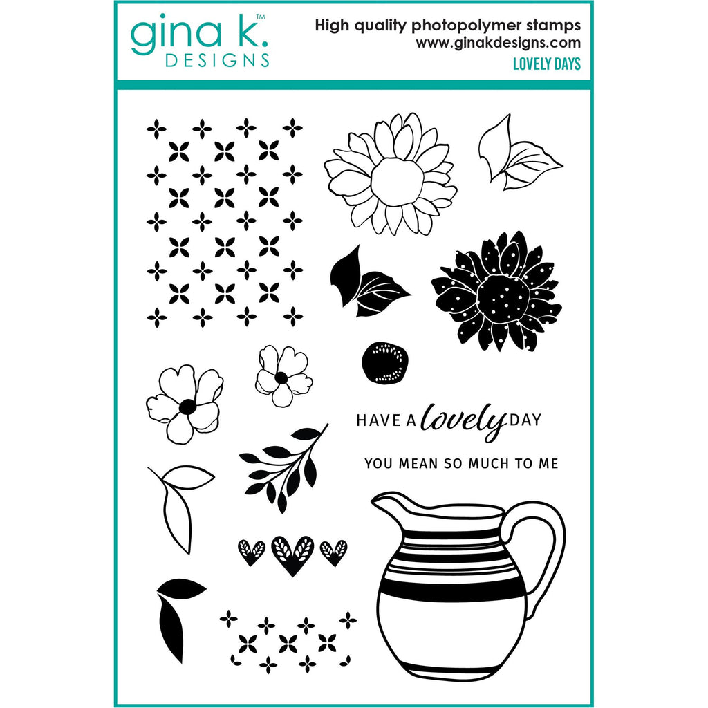 Gina K Designs Lovely Days Clear Stamps lh50