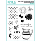 Gina K Designs Lovely Days Stamps and Dies Bundle lhdie0438 STAMPS