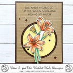 The Rabbit Hole Designs Lovely Lilies Dies TRH-204D flowersThe Rabbit Hole Designs Lovely Lilies Dies TRH-204D distance
