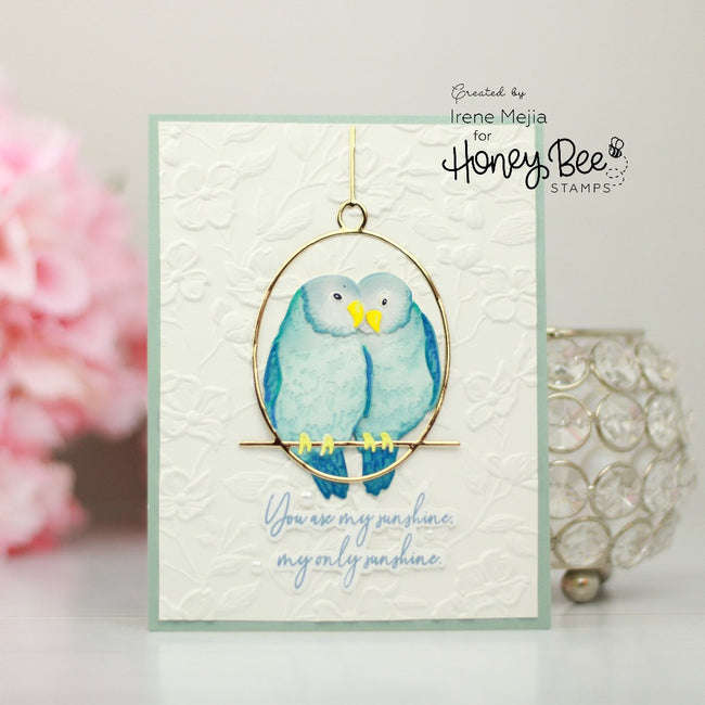 Honey Bee Lovely Layers Birds Dies hbds-lllvbd You Are My Sunshine Card