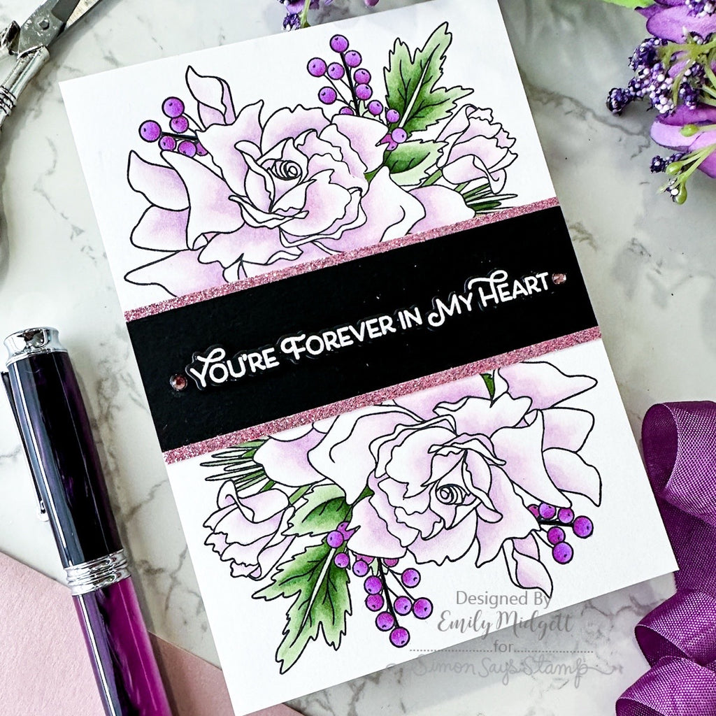 Simon Says Stamps and Dies Loving You Bouquet set1141ly Heart to Heart