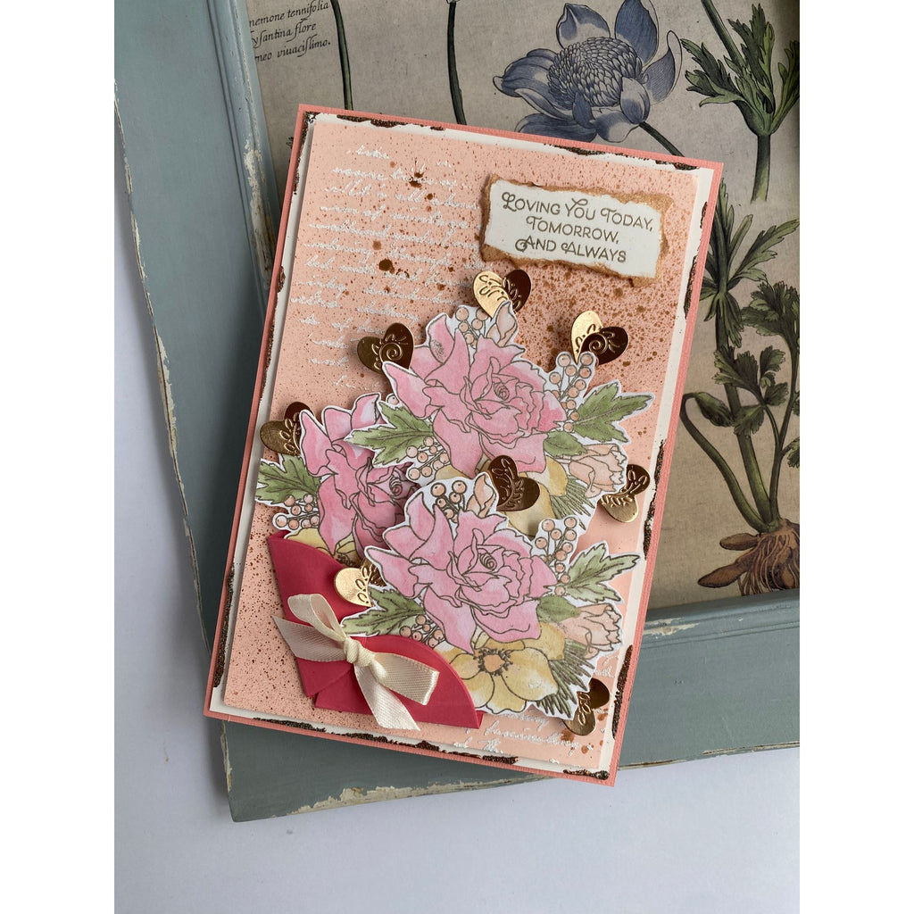 Simon Says Stamps and Dies Loving You Bouquet set1141ly Heart to Heart