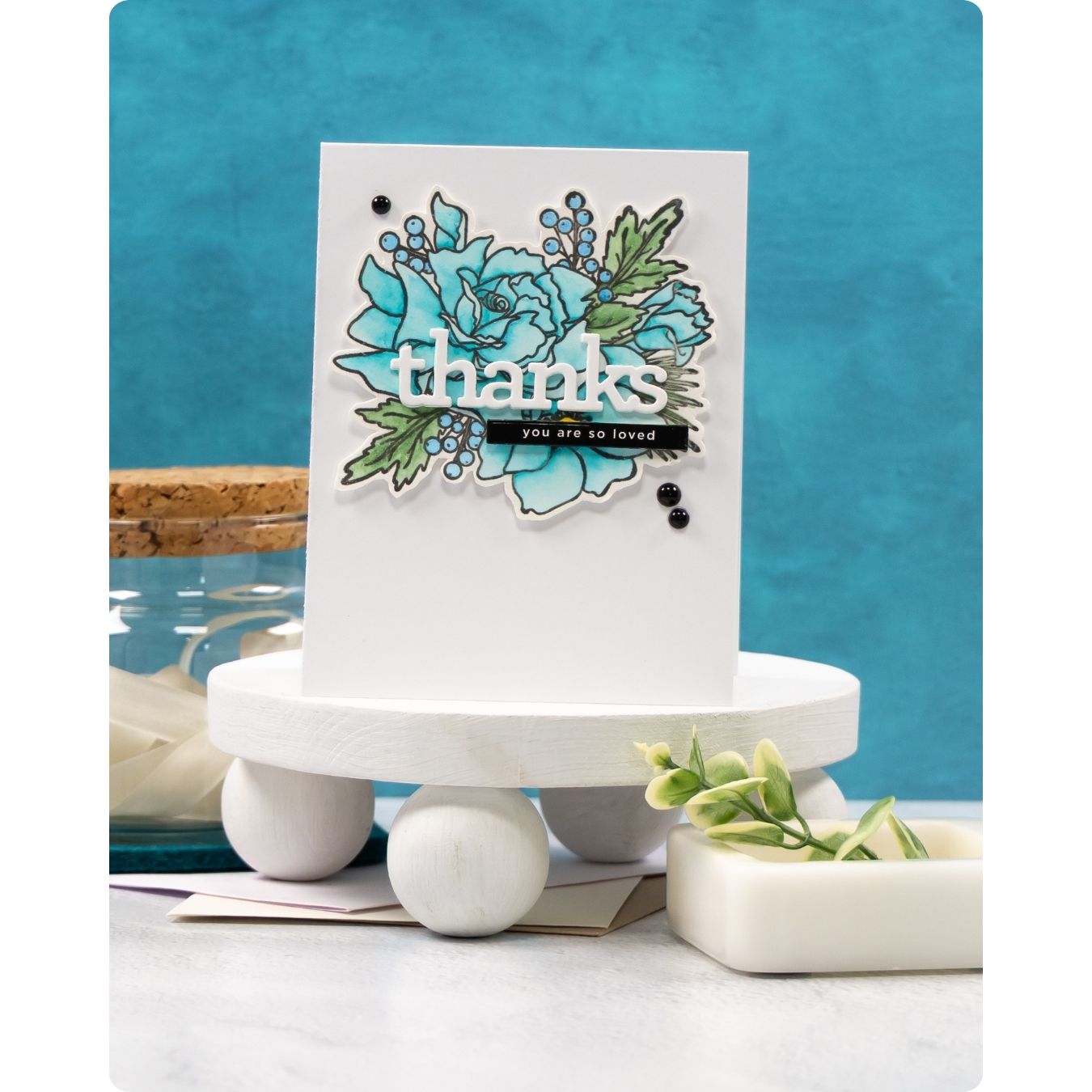 Simon Says Clear Stamps Loving You Bouquet 3146ssc Heart to Heart