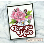 Simon Says Clear Stamps Loving You Bouquet 3146ssc Heart to Heart