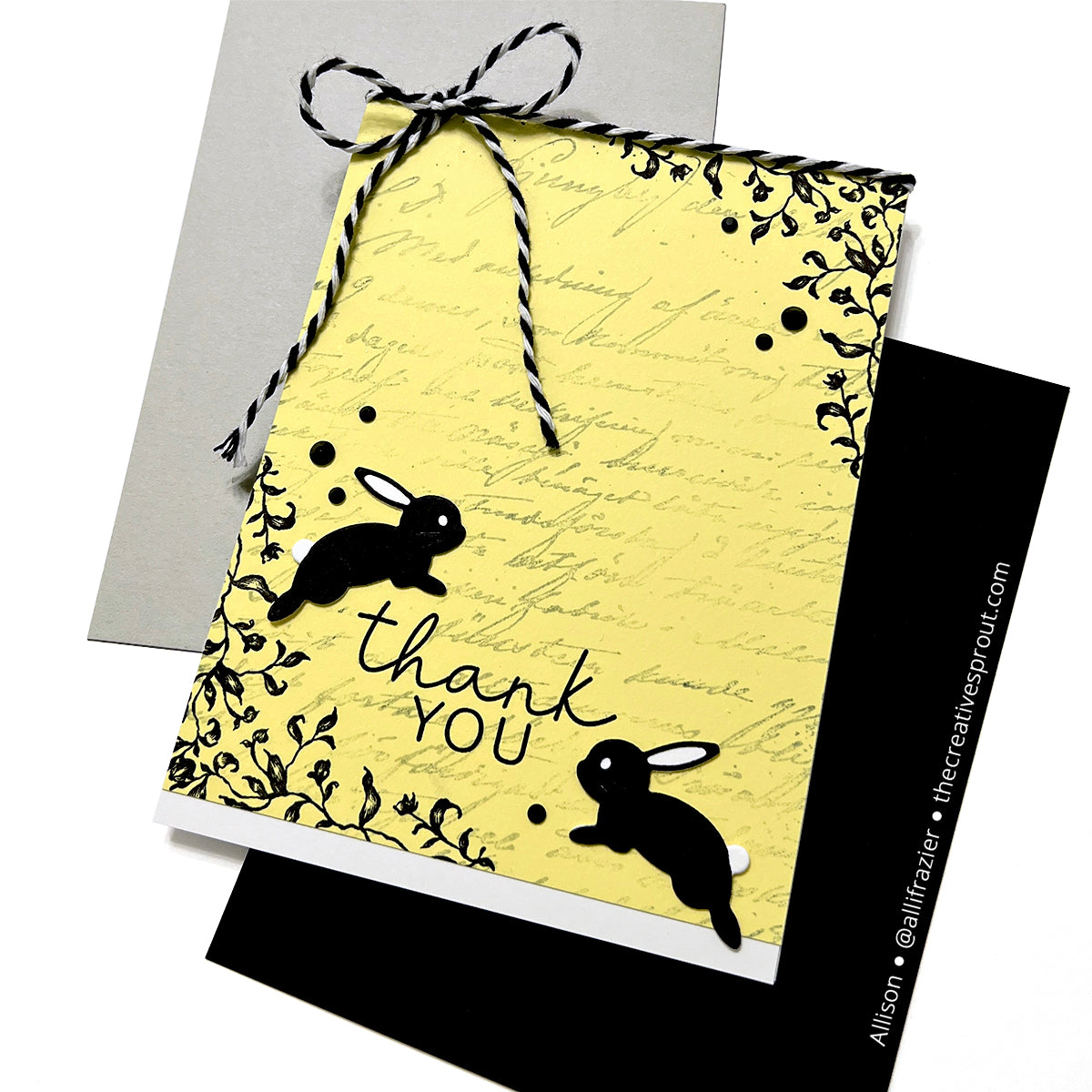 Simon Says Clear Stamps Loving Thoughts 2178ssc Rain or Shine Thank You Card | color-code:ALT02