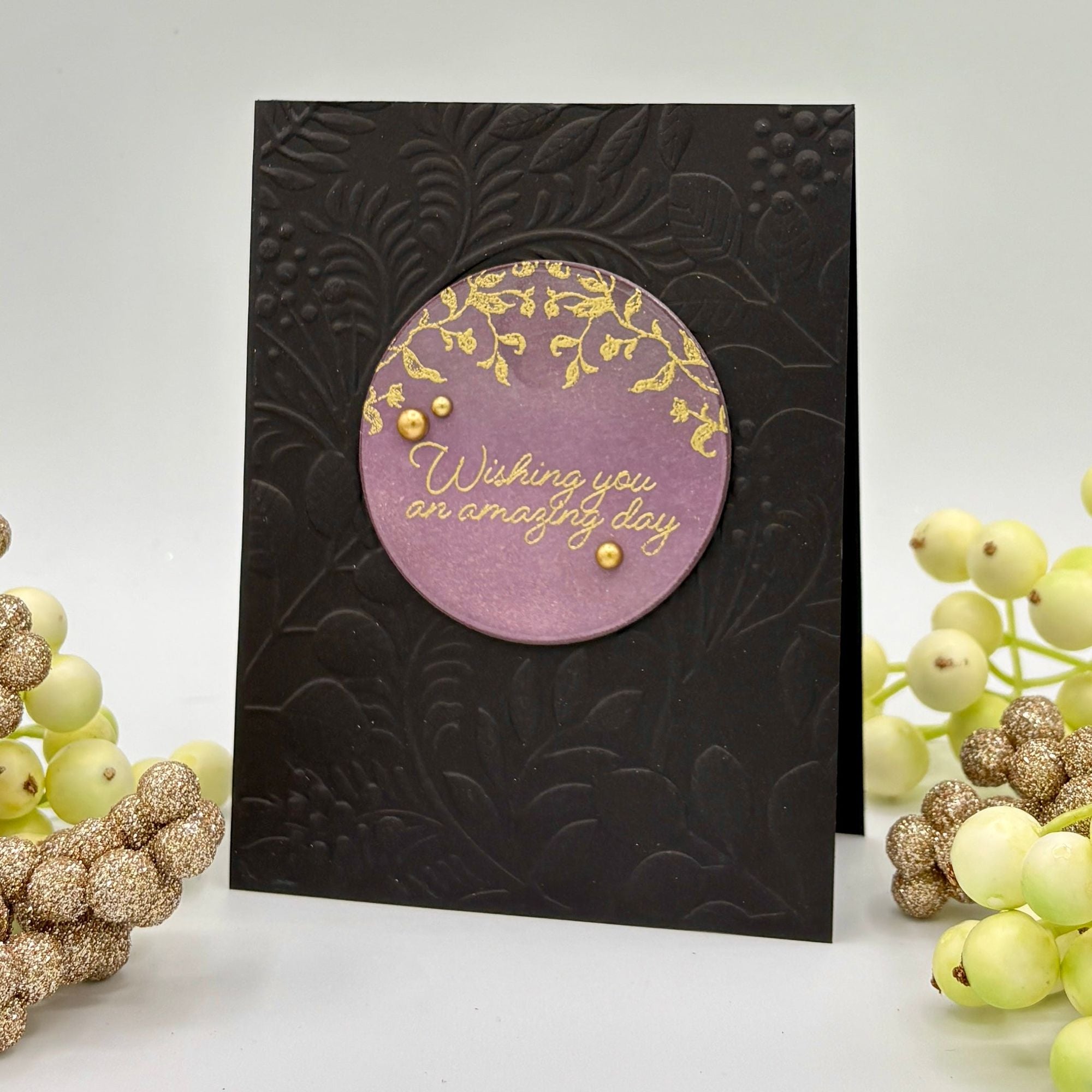 Simon Says Stamps and Dies Loving Thoughts set920lt Rain or Shine Birthday Card