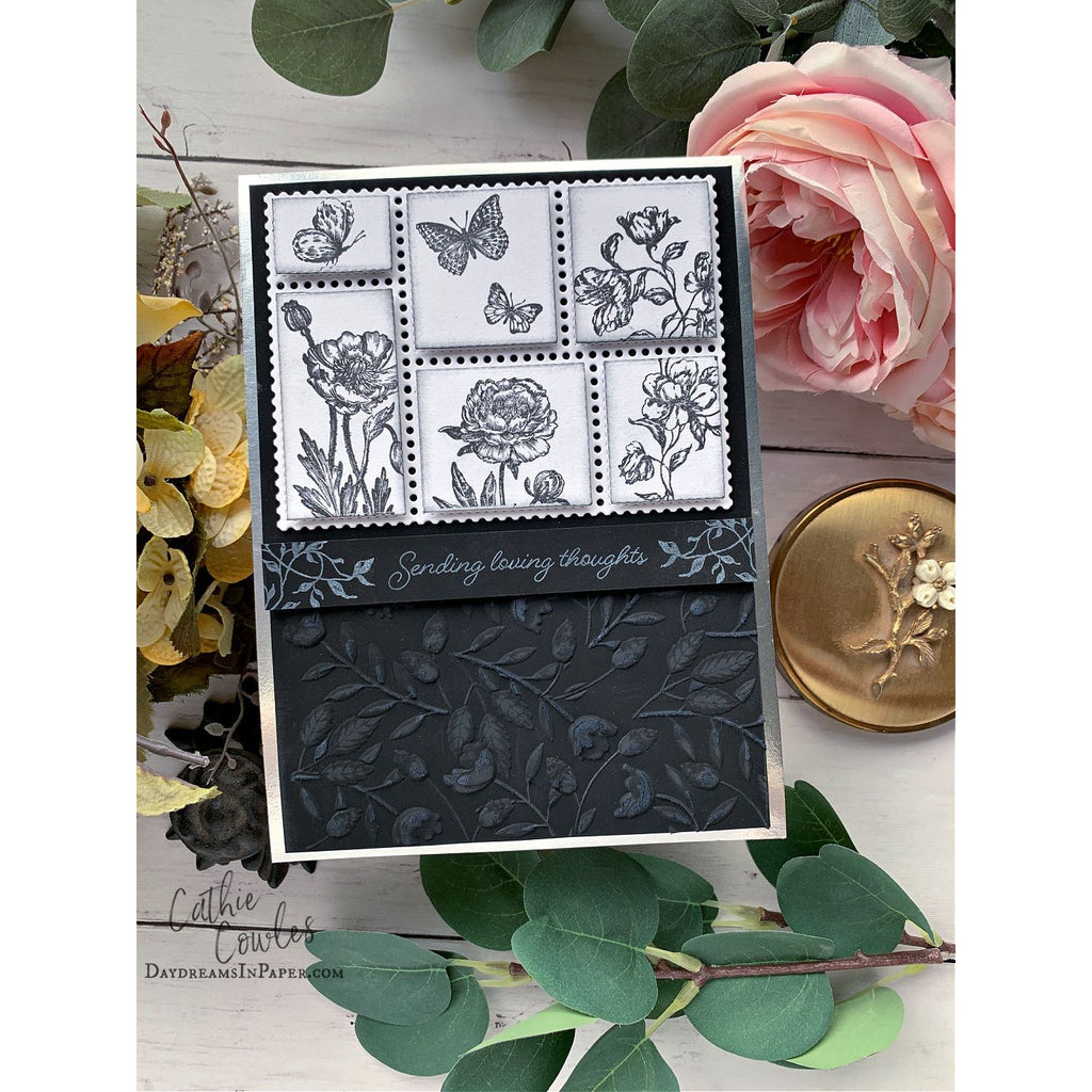 Simon Says Clear Stamps Loving Thoughts 2178ssc Rain or Shine Sympathy Card