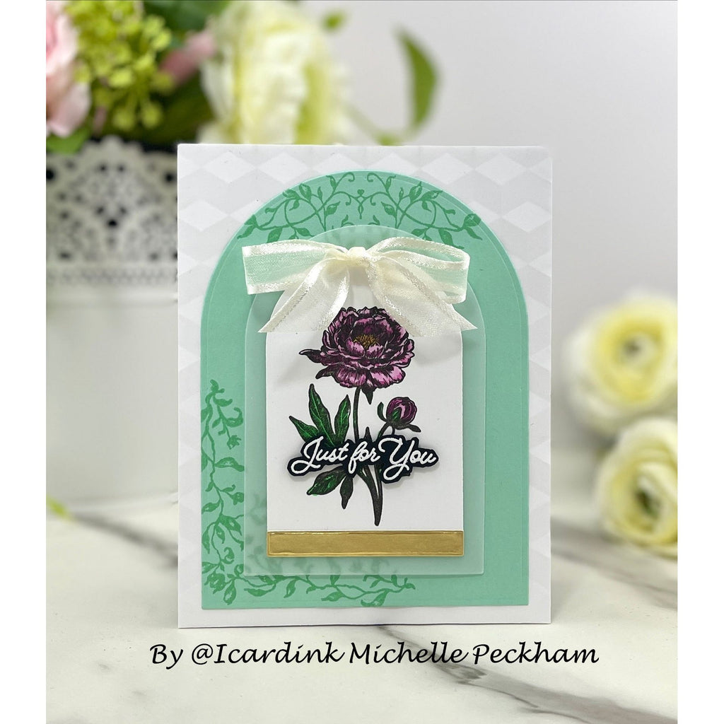 Simon Says Clear Stamps Loving Thoughts 2178ssc Rain or Shine For You Card