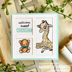 Whimsy Stamps Critter Babies Clear Stamps C1418 Welcome