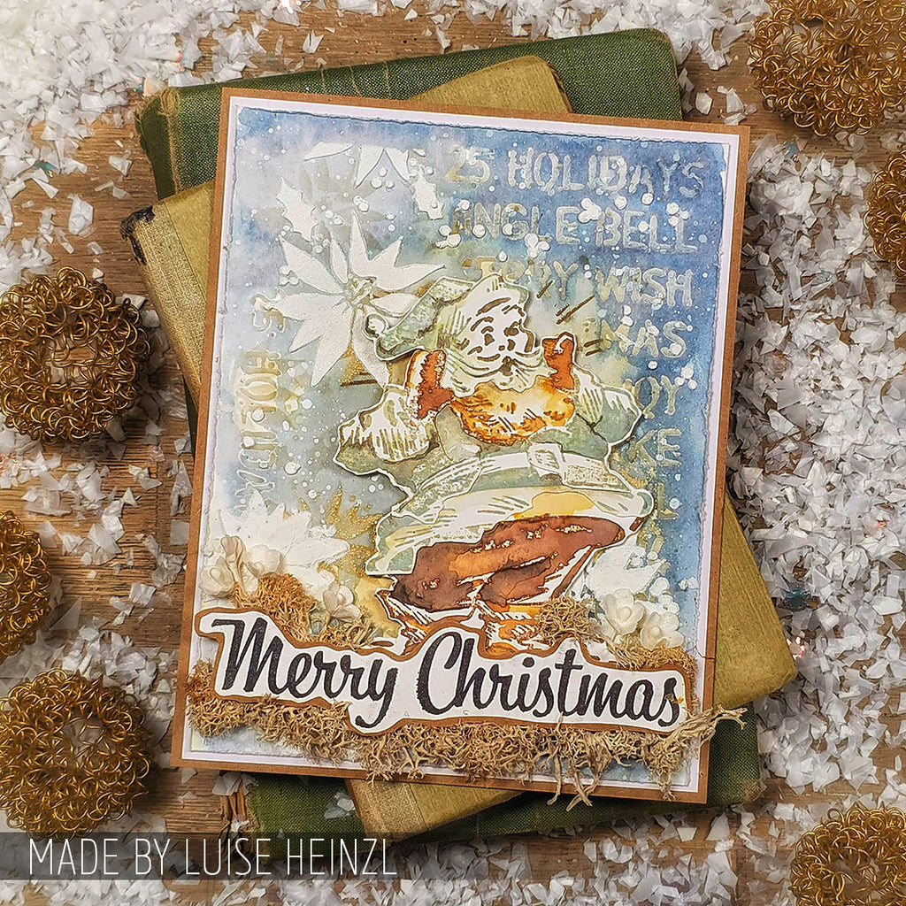 Tim Holtz Cling Rubber Stamps MINI HOLIDAYS 4 CMS142