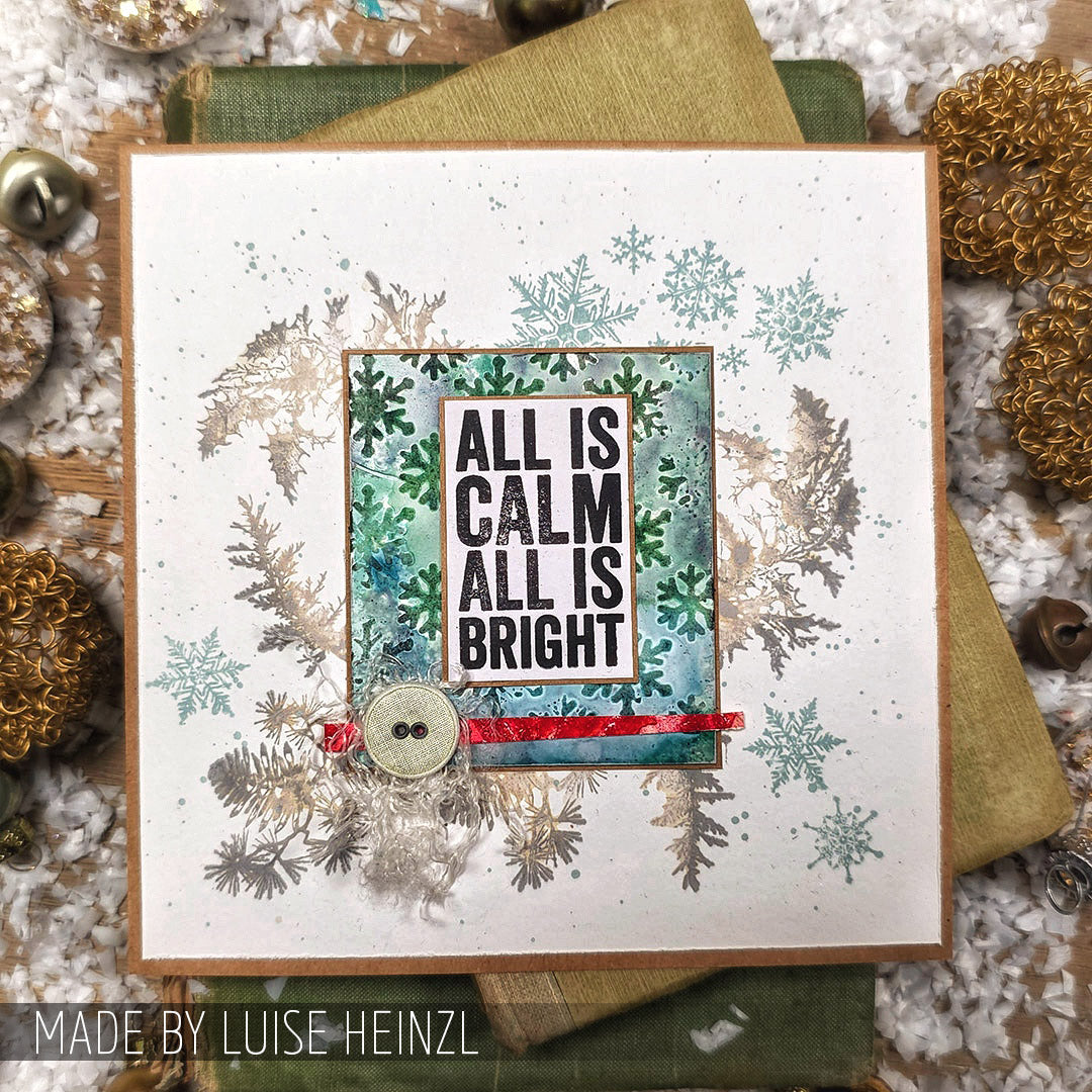 Tim Holtz Cling Rubber Stamps Mini Holidays 3 cms114