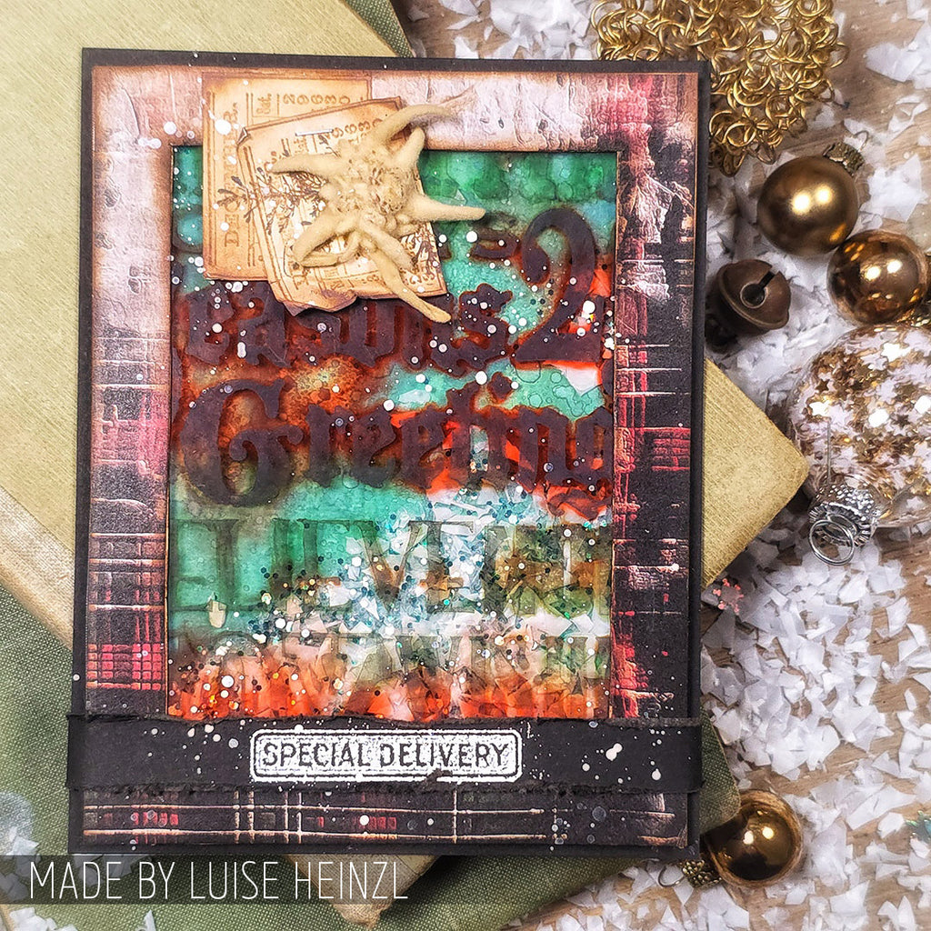 Tim Holtz Cling Rubber Stamps Season's Silhouettes cms117