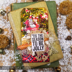 Tim Holtz Cling Rubber Stamps MINI HOLIDAYS 4 CMS142
