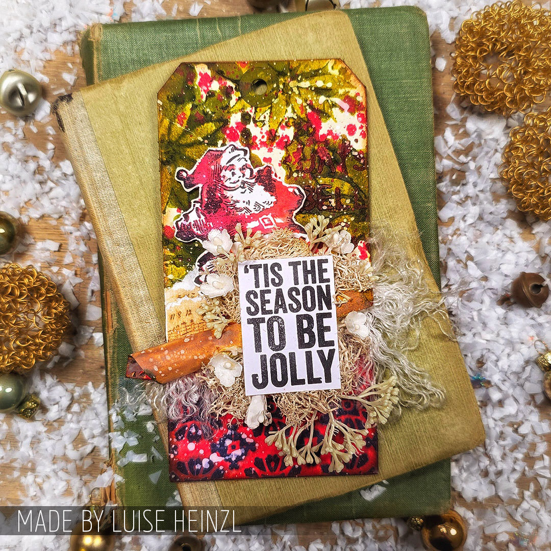 Tim Holtz Cling Rubber Stamps MINI HOLIDAYS 4 CMS142