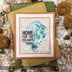 Tim Holtz Clear Stamps and Stencil Bold Tidings, Flurries and Gatherings thmm133
