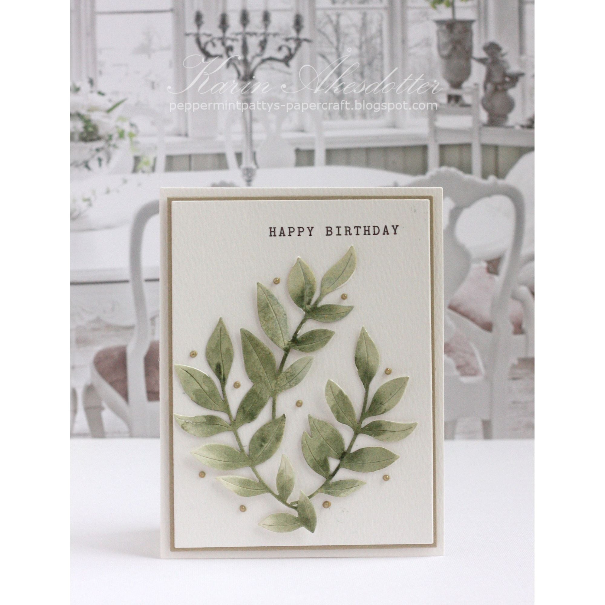 Simon Says Stamp Lush Leaves Wafer Dies s888 Be Bold Birthday Card | color-code:ALT02