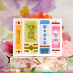 Waffle Flower Simple Books Stencil 421565 you're a classic