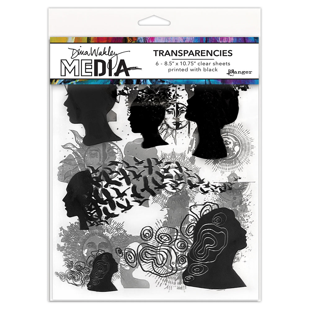 Dina Wakley Focals Set 1 Media Transparencies Ranger mda82811