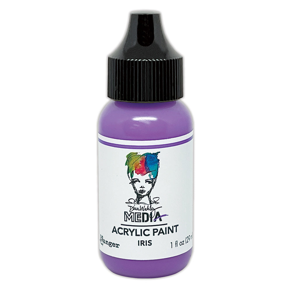 Dina Wakley Ranger Iris 1oz Media Acrylic Paint mdq85492