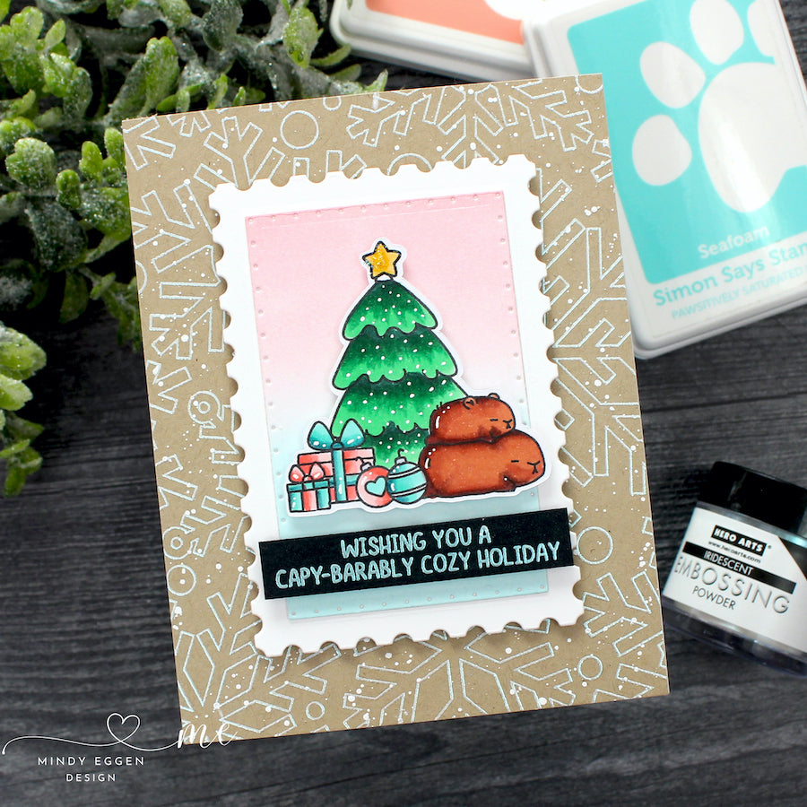 Mama Elephant STAMPtember Exclusive Capy Holidays Stamps and Dies sssd112953c Christmas Card | color-code:ALT02