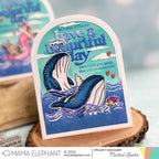 Mama Elephant Seaside Vibes Creative Cuts Steel Dies whales | color-code:ALT01