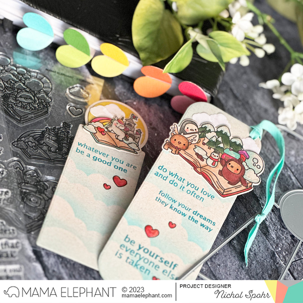 Mama Elephant Clear Stamps Storytime Book | color-code:ALT02