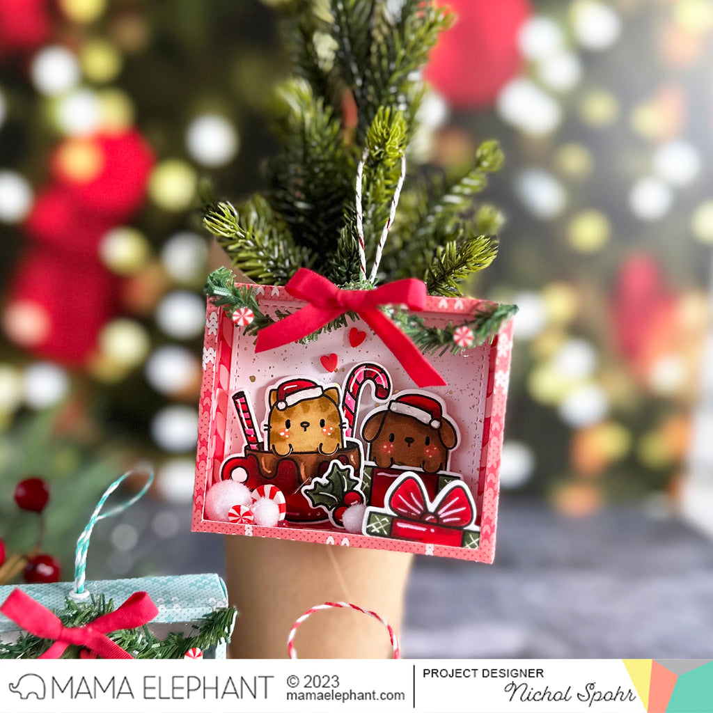 Mama Elephant Clear Stamps Holiday Huggers mug | color-code:ALT02
