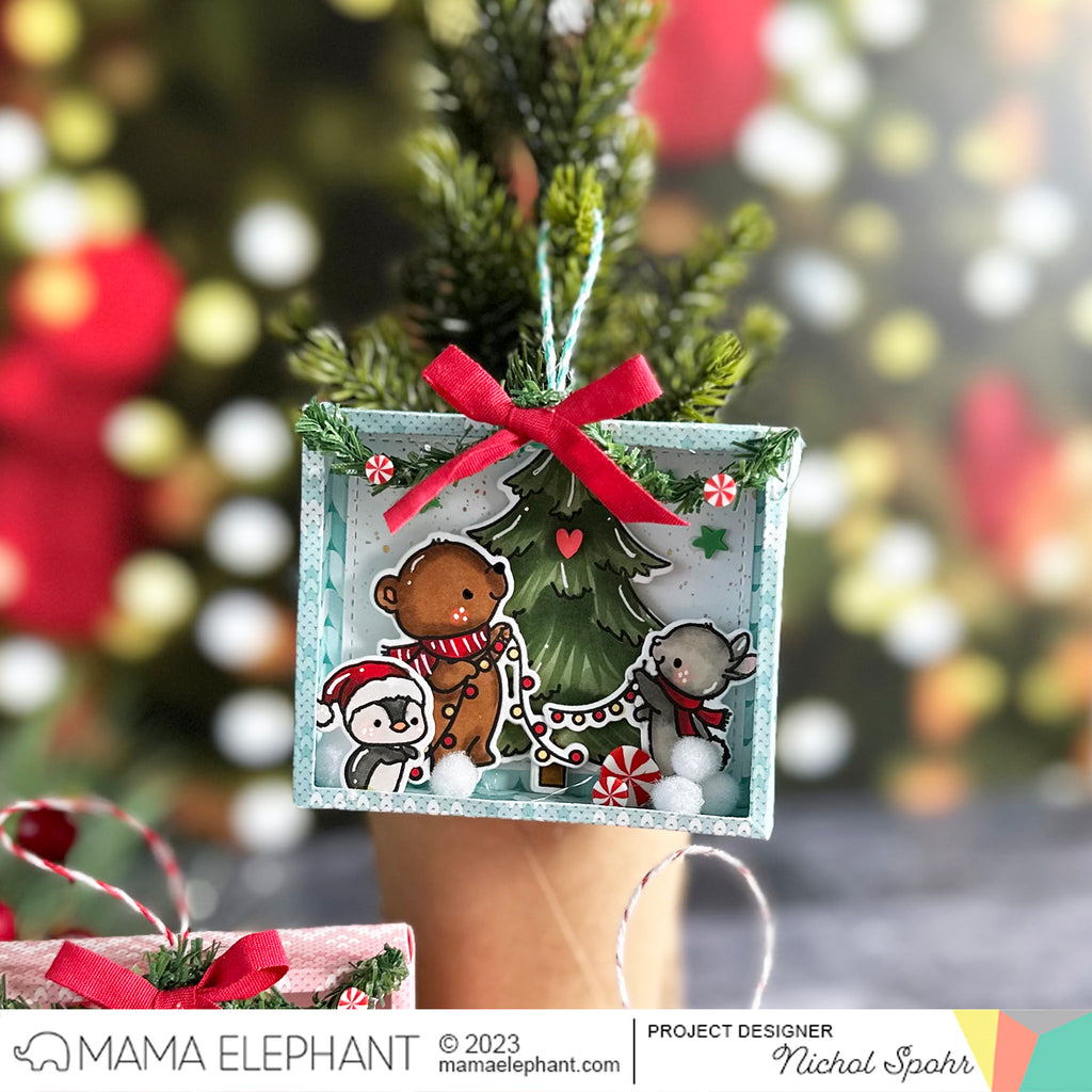 Mama Elephant Clear Stamps Decorate the Tree lights | color-code:ALT02