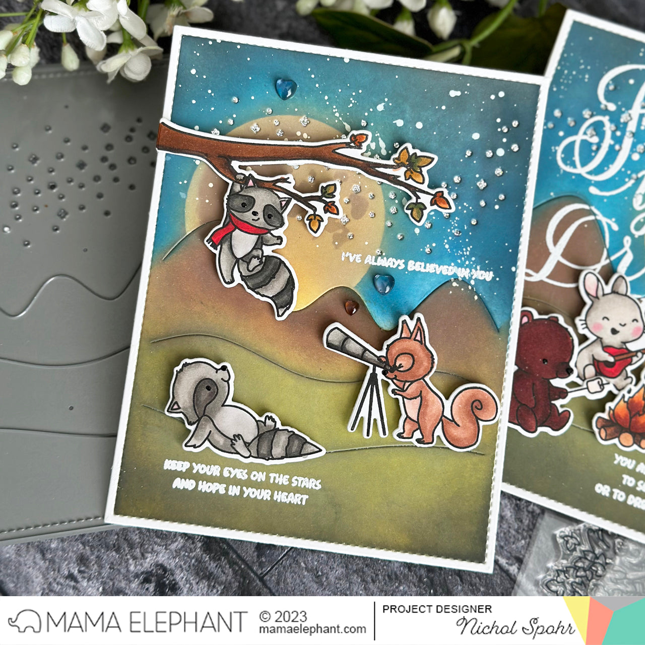 Mama Elephant Clear Stamps Falling Leaves – Simon Says Stamp