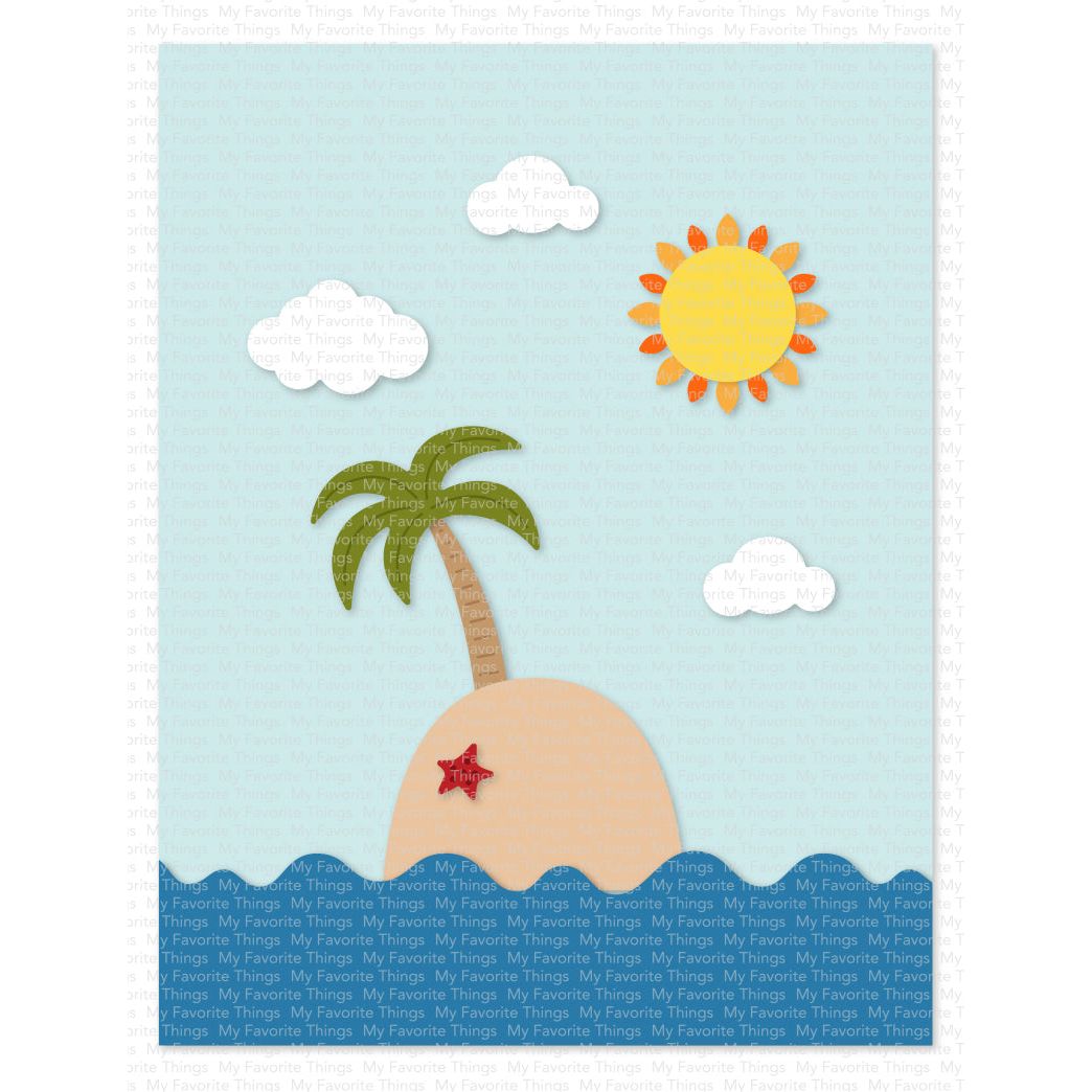 My Favorite Things Island Paradise Dies Die-Namics mft2559 in color digital sample