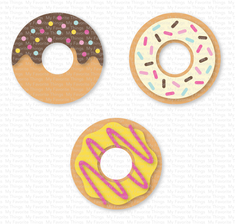 My Favorite Things Time to Make the Donuts Die-Namics Dies mft2560 in color sample