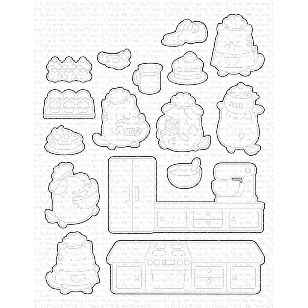 My Favorite Things Kitchen Cuties Dies Die-Namics mft2645